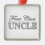 Stylish Elegant Uncles : First Class Uncle Christmas Tree Ornaments