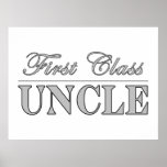 Stylish Elegant Uncles : First Class Uncle Print