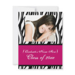 Stylish Feminine Graduation Invite