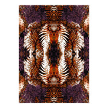 Stylish Fern Pattern. Personalized Invitation