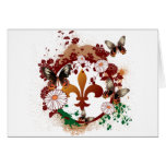 Stylish Fleur Greeting Cards