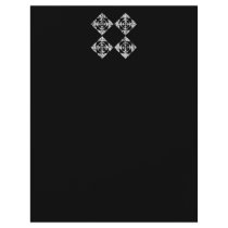 Stylish Floral Design. Grey, Black, White. Flyer Design