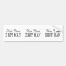 Stylish Fun Best Men Gifts : First Class Best Man
