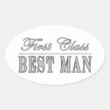 Stylish Fun Best Men Gifts : First Class Best Man