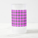 Stylish Gifts for Girls : Pink Polka Dots on Black Coffee Mugs