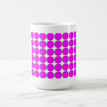 Stylish Gifts for Girls : Pink Polka Dots on White Mug