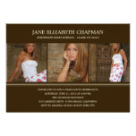 Stylish Grad Graduation Announcement or Invitation