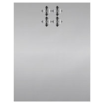 Stylish Grey, Black and White Flowers. Flyers