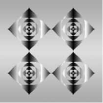 Stylish Grey, Black and White Flowers. Photo Cutouts