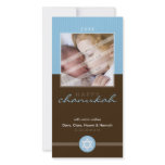 STYLISH HANUKKAH PHOTOCARD :: stripedstitch 1P