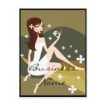 Stylish Lady - Customisable Postcards