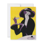 STYLISH LADY HIGH TEA INVITATION ~ EZ TO CUSTOMIZE