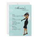 Stylish Lady invitations