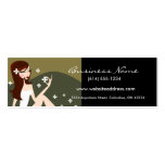 Stylish Lady - Small Business Card (Profile Card) business cards