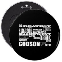 Stylish Modern & Fun Godsons : Greatest Godson Pins