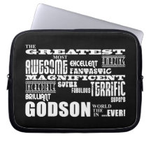 Stylish Modern & Fun Godsons : Greatest Godson Computer Sleeves