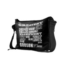 Stylish Modern & Fun Godsons : Greatest Godson Messenger Bags