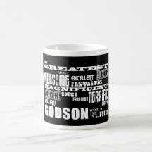Stylish Modern & Fun Godsons : Greatest Godson Coffee Mugs