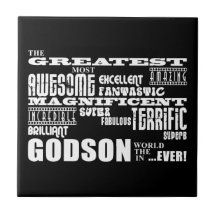 Stylish Modern & Fun Godsons : Greatest Godson Tiles