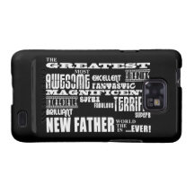 Stylish Modern & Fun New Dads  Greatest New Father Samsung Galaxy S2 Cover