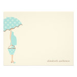 Stylish Mum to Be Baby Shower Flat Thank You Cards Custom Invitations