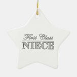 Stylish Nieces Gifts First Class Niece Christmas Tree Ornament