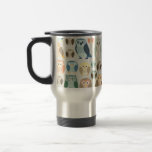 Stylish Owl Pattern- complementary colours Mugs