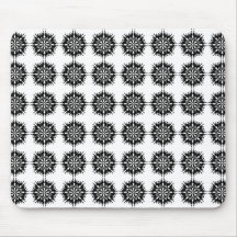 Stylish Pattern. Black and White. Mousepad