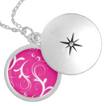Stylish Pink Pendant Necklace