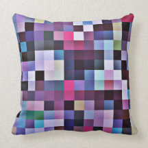 Stylish Purples Pixel pillow