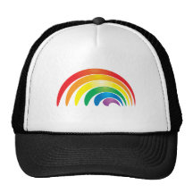 Stylish Rainbow Mesh Hats