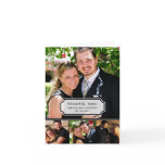 Stylish Tab Thank You Card