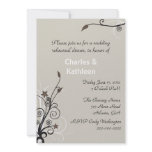 Stylish Wedding Rehearsal Invitation