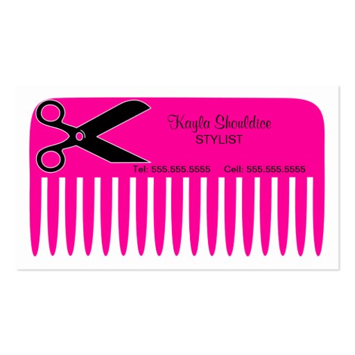 Premium Hair Stylist Business Card Templates Page22