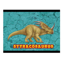 Styracosaurus postcard