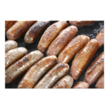 Suasages on Barbeque Photograph