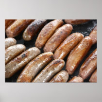 Suasages on Barbeque