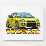Subaru WRX_yellow mousepads