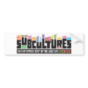 Subcultures Best of the East Bay Party bumper stickers