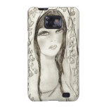 Subdued Mary with Roses Samsung Galaxy S Covers