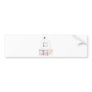 Sublimated Symbology Bumper Stickers