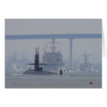Submarines Subs Nuclear Ships Navy Card