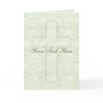 Subtle Cross Greeting Card