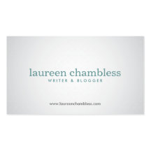SUBTLE SPOTLIGHT No. 6 Designer Business Card