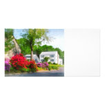 Suburban Azalea Garden Photo Card Template
