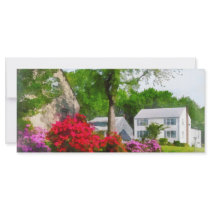Suburban Azalea Garden Personalized Rack Card