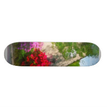 Suburban Azalea Garden Skate Deck