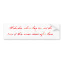 Suburban Humour bumper stickers