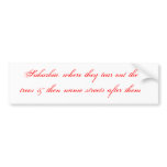 Suburban Humour bumper stickers
