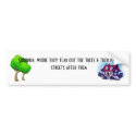 Suburbia bumper stickers